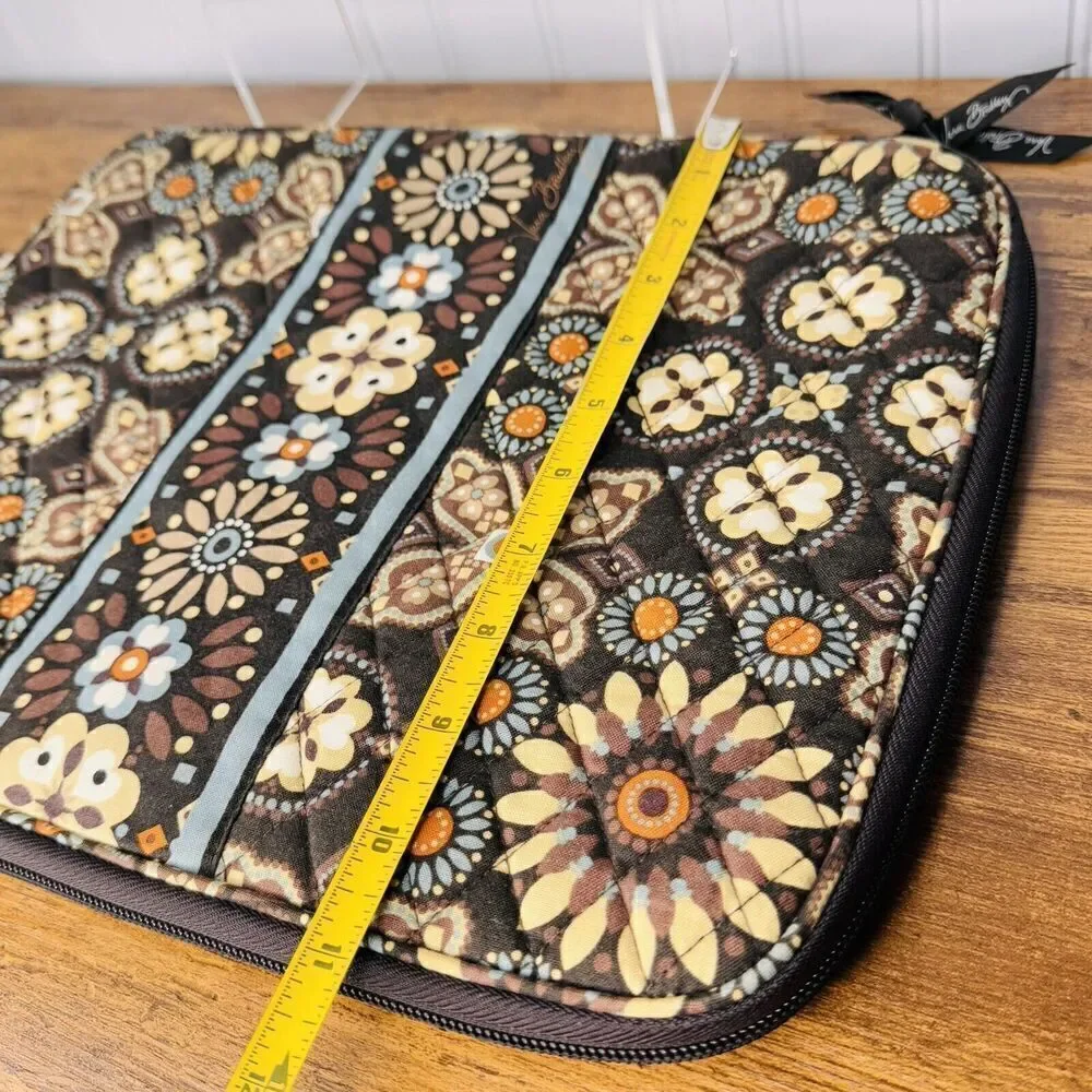Vera Bradley CANYON Padded Tablet Laptop Sleeve Cotton Case Top Load 14”x11”